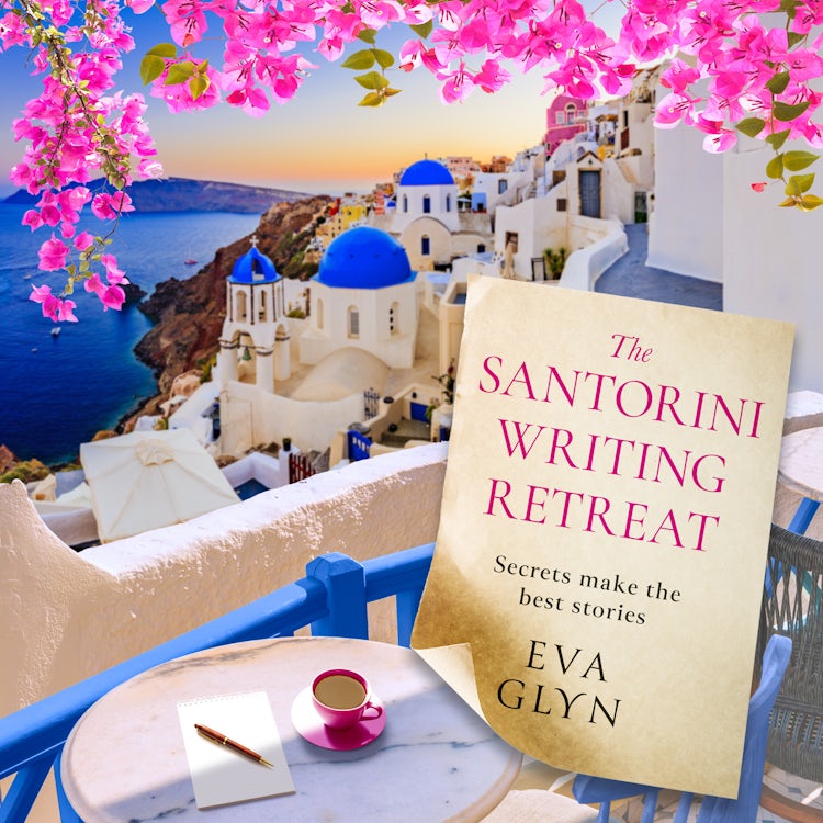 Cover image for The Santorini Writing Retreat: Escape to Greece with this joyful novel for 2025 about books, friendship, new love and hidden stories, isbn: 9780008773984