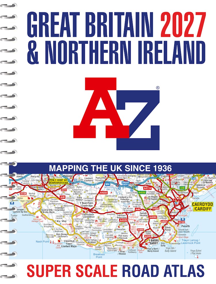 Cover image for Great Britain & Northern Island 2027 Super Scale Road Atlas, isbn: 9780008779016
