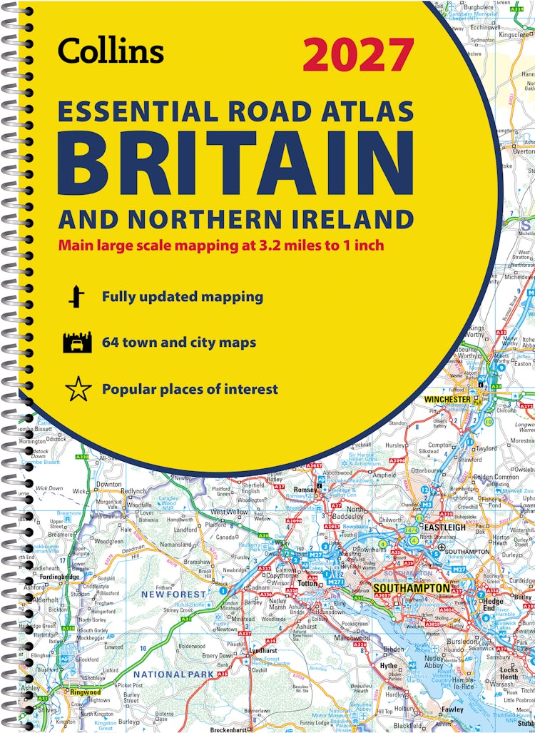 Cover image for 2027 Essential Road Atlas Britain and Northern Ireland, isbn: 9780008779030
