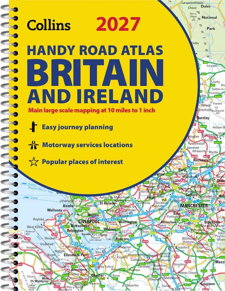 Cover image for 2027 Handy Road Atlas Britain and Ireland, isbn: 9780008779047