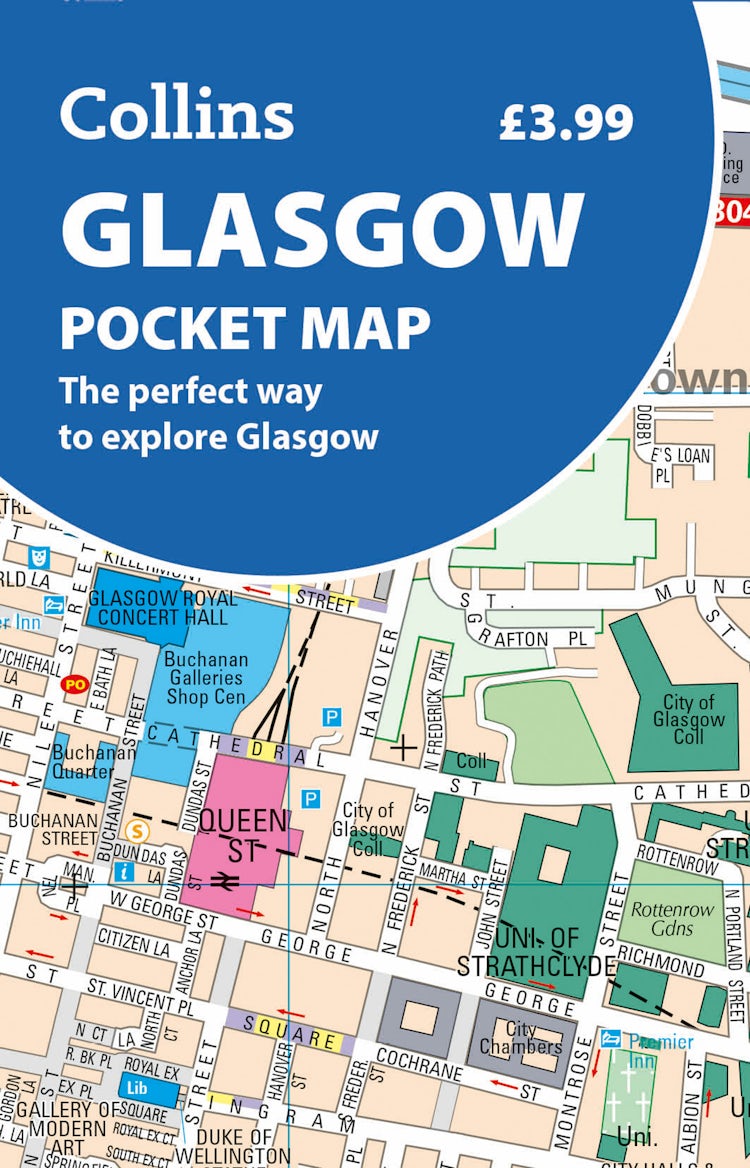 Cover image for Glasgow Pocket Map [Third Edition], isbn: 9780008780494