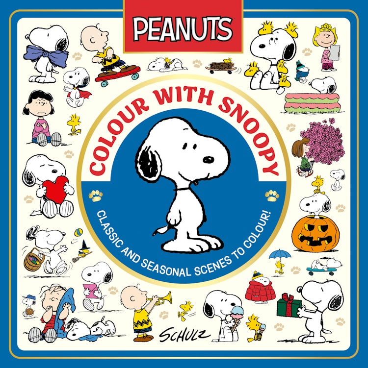 Cover image for Colour With Snoopy: Classic and Seasonal Scenes to Colour, isbn: 9780008784225
