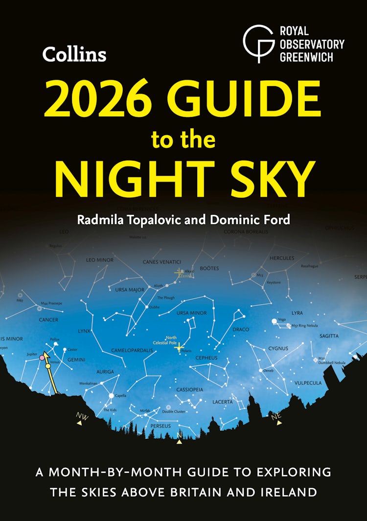 Cover image for 2026 Guide to the Night Sky: A month-by-month guide to exploring the skies above Britain and Ireland, isbn: 9780008791834