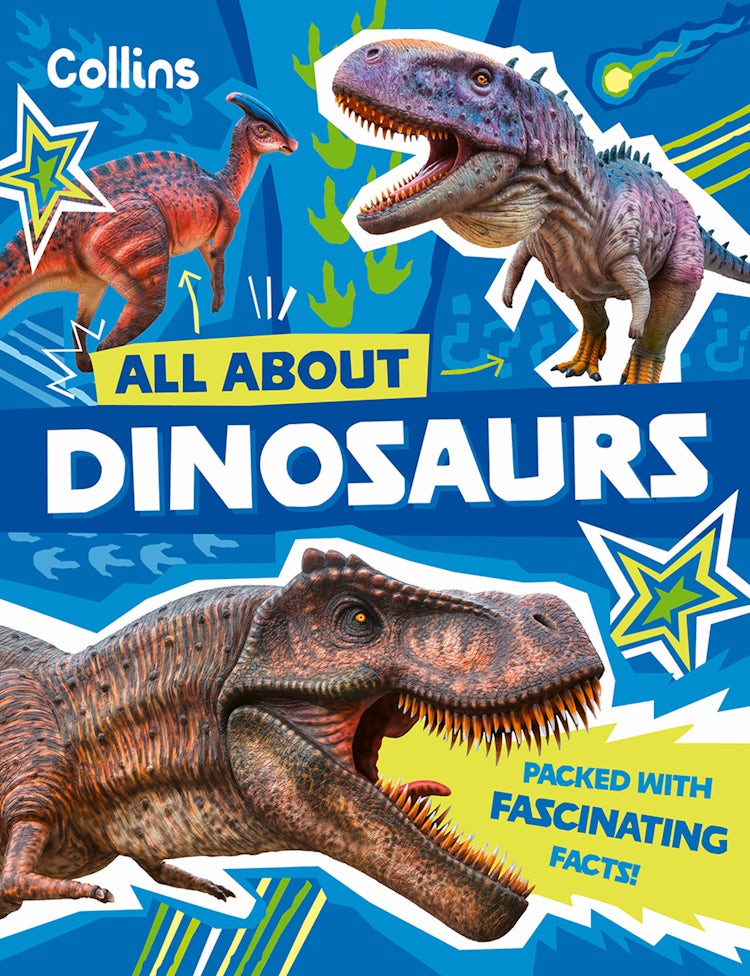 Cover image for Dinosaurs: Discover fascinating facts about prehistoric creatures (All About), isbn: 9780008792138