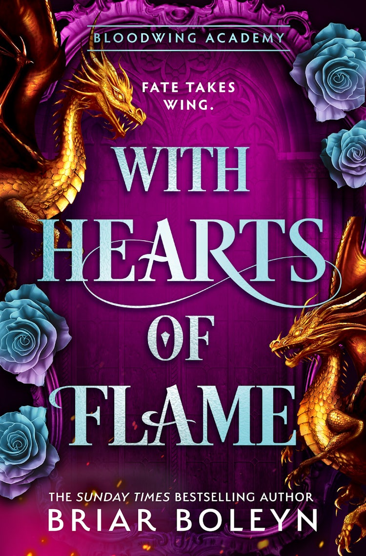 Cover image for With Hearts of Flame (Bloodwing Academy, Book 4), isbn: 9780008792404