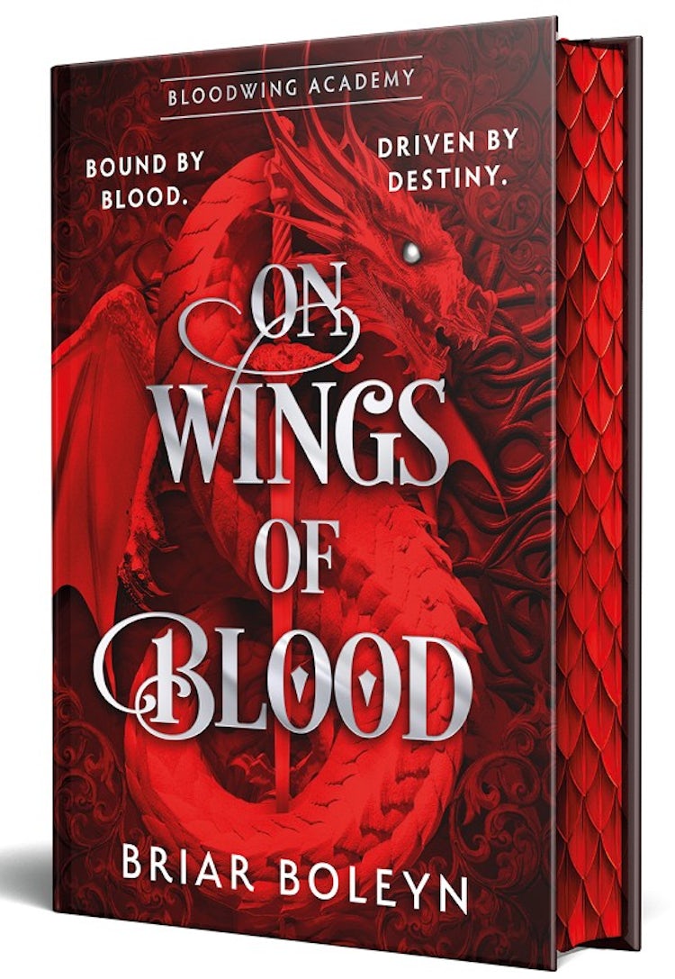 Cover image for On Wings of Blood [HB Special Edition]: The new and hottest, MUST-READ dark academia, enemies-to-lovers fantasy romance, with dragons and vampires, for 2025! (Bloodwing Academy, Book 1), isbn: 9780008796792