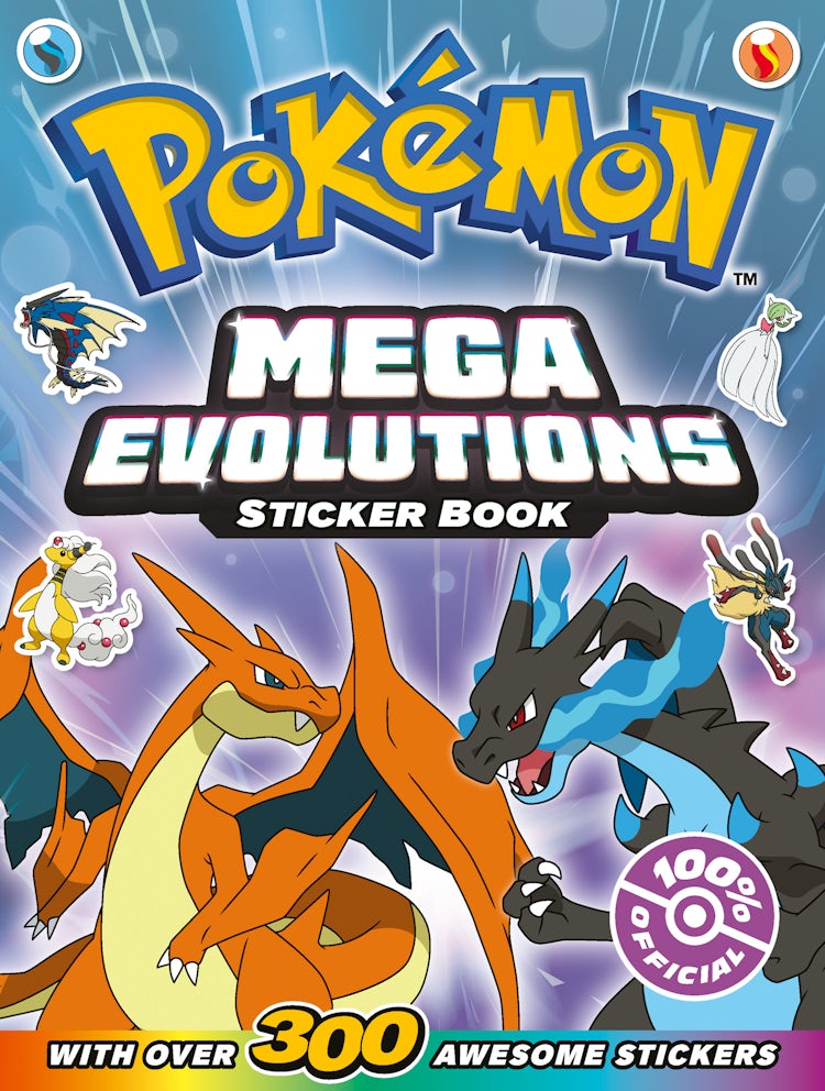 Cover image for Pokémon Mega Evolutions Sticker Book, isbn: 9780008797003