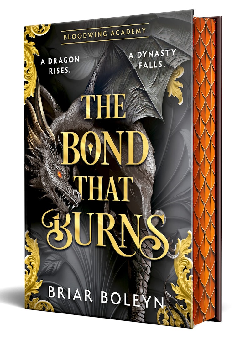 Cover image for The Bond That Burns [HB Special Edition]: The new and hottest, MUST-READ dark academia, enemies-to-lovers fantasy romance, with dragons and vampires! (Bloodwing Academy, Book 2), isbn: 9780008804572