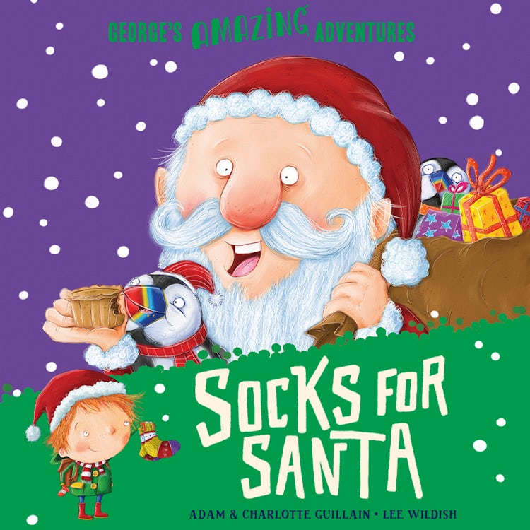 Cover image for Socks for Santa: The brilliantly funny children’s illustrated picture book for ages 3 to 6 perfect for Christmas 2025 new in audio, isbn: 9780008807474