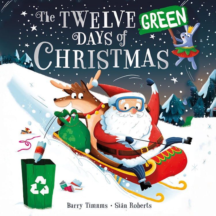 Cover image for The Twelve Green Days of Christmas: The brilliantly funny children’s illustrated picture book for ages 3 to 6 perfect for Christmas 2025 new in audio, isbn: 9780008807498