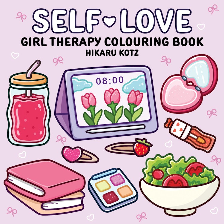 Cover image for Self-Love: Girl Therapy Colouring Book for Adults and Teens, isbn: 9780008812355