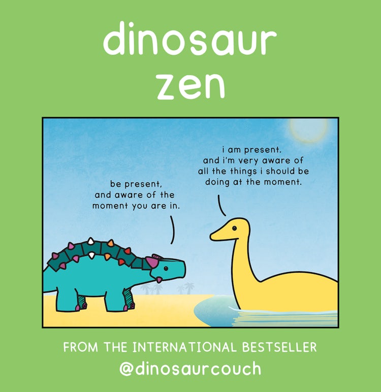 Cover image for Dinosaur Zen, isbn: 9780008817534