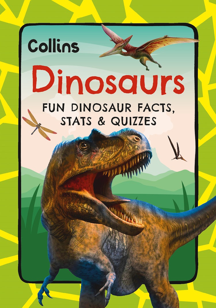Cover image for Dinosaurs: Fun Prehistoric Facts, Stats And Quizzes, isbn: 9780008820435