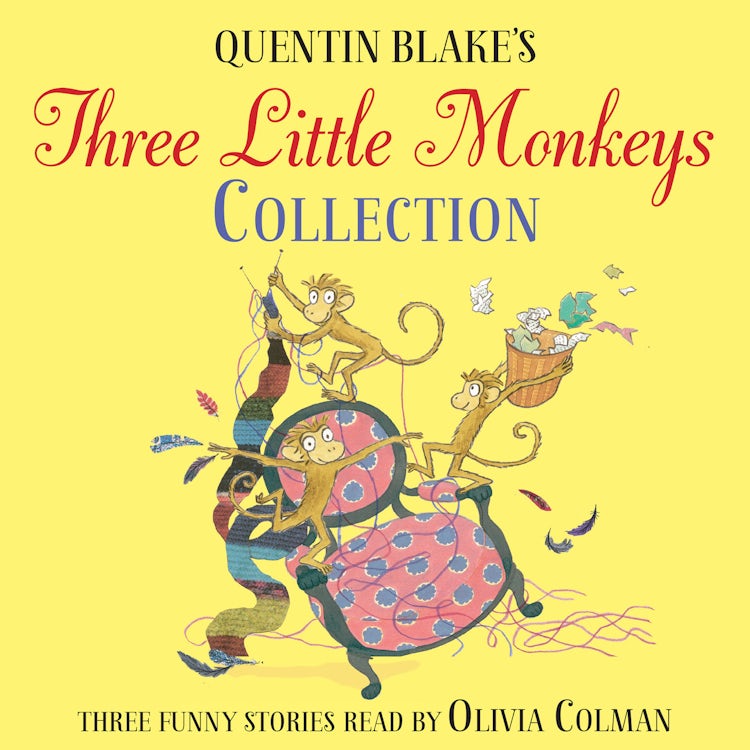 Cover image for Three, Three Little Monkeys, isbn: 9780008823085