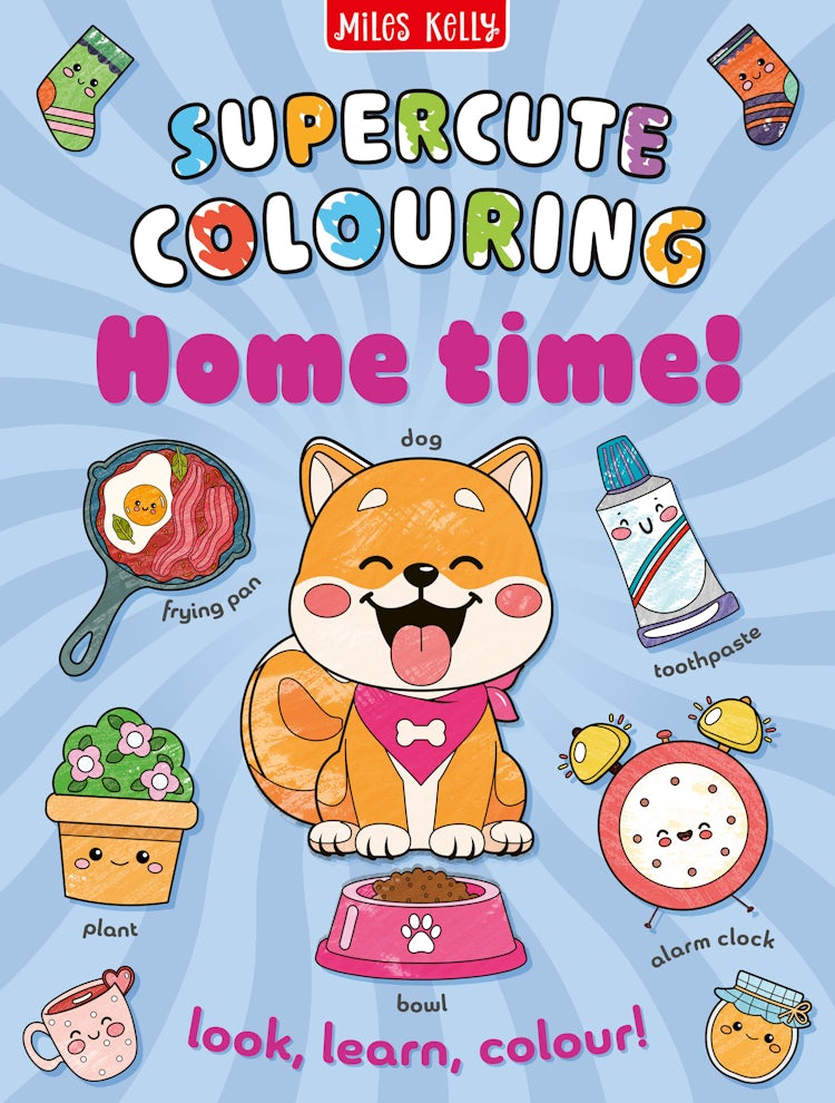 Cover image for Supercute Colouring - HOME TIME!: Colour and Learn, isbn: 9780008823290