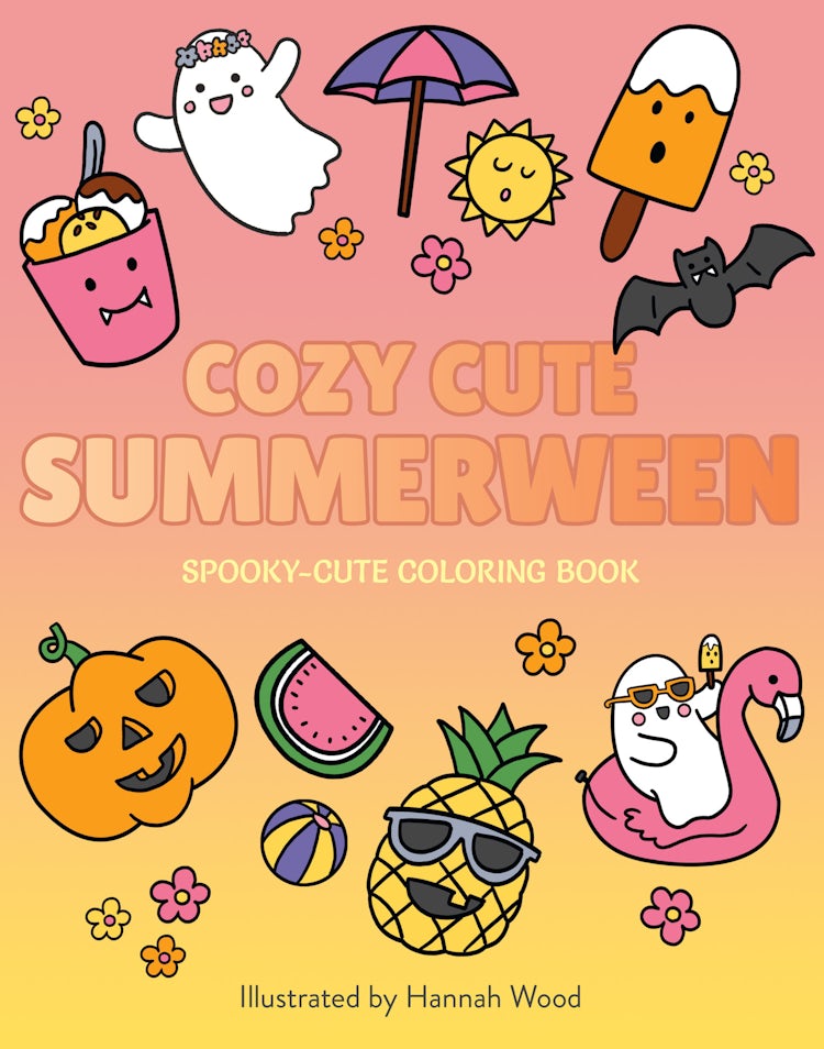 Cover image for Cozy Cute Summerween: Spooky Cute Coloring Book, isbn: 9780008848927