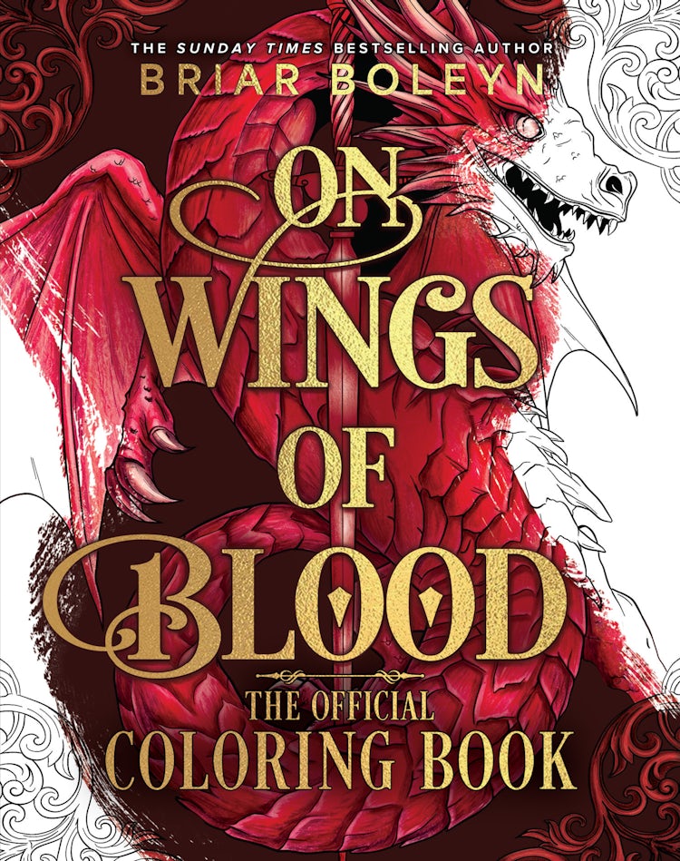 Cover image for On Wings Of Blood: The Official Coloring Book, isbn: 9780008868161
