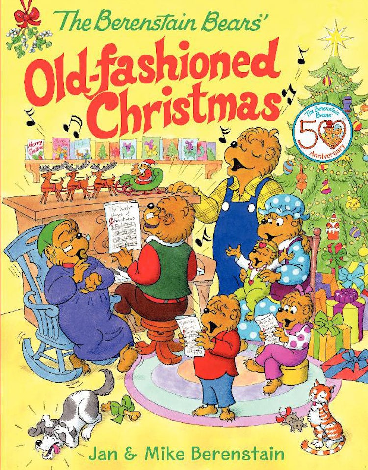 Cover image for The Berenstain Bears' Old-Fashioned Christmas, isbn: 9780060574437