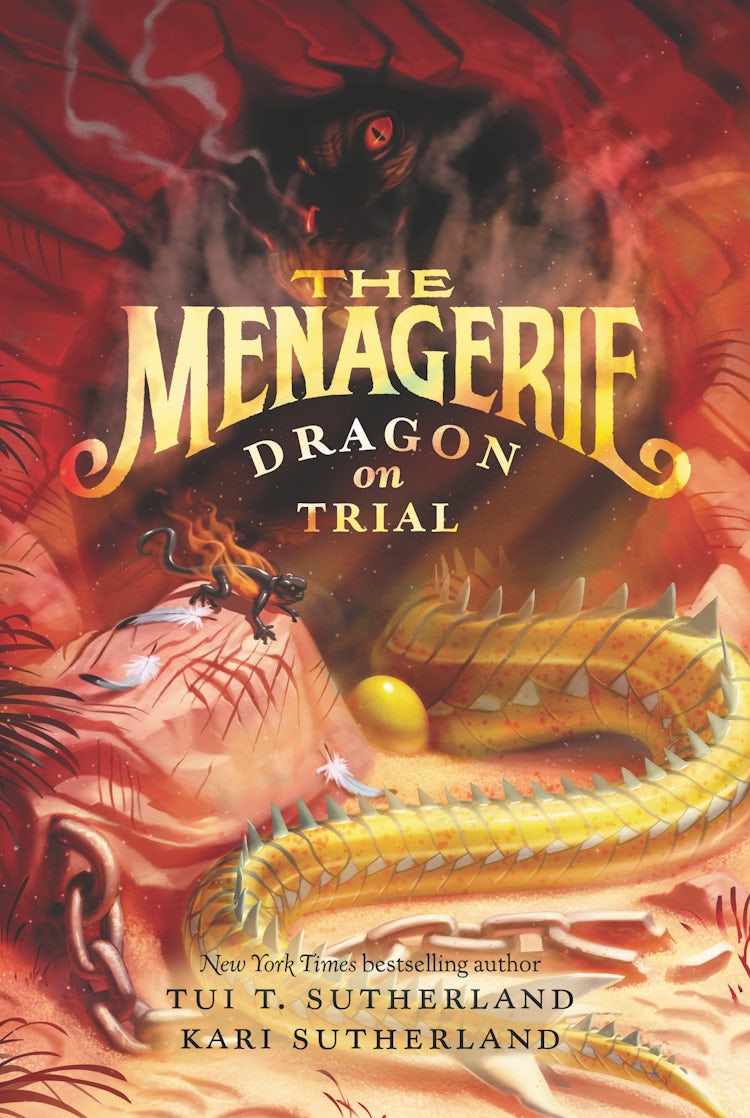 Cover image for The Menagerie #2: Dragon on Trial, isbn: 9780060851453