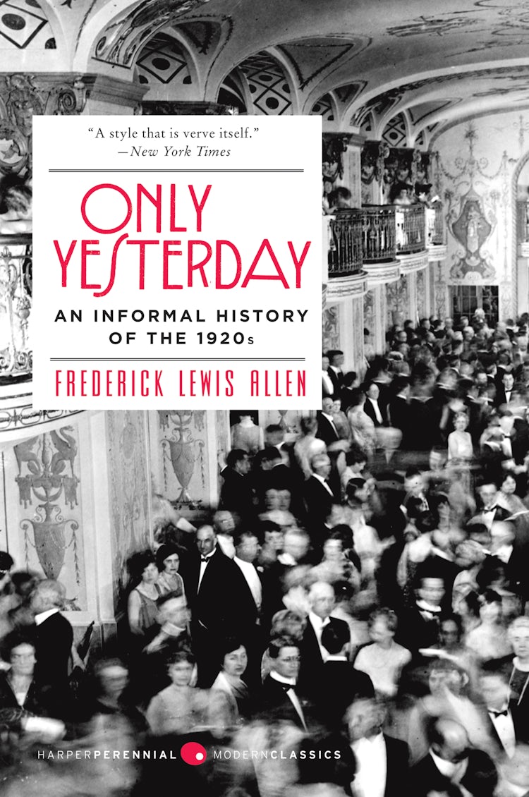 Cover image for Only Yesterday, isbn: 9780060956653