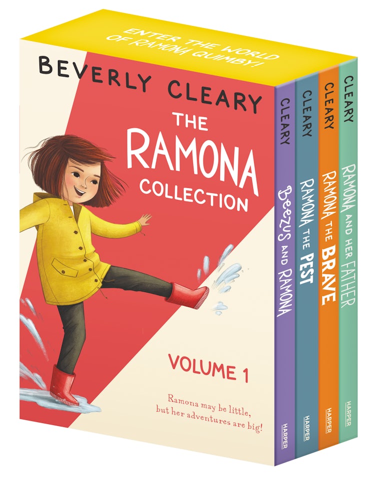Cover image for The Ramona 4-Book Collection, Volume 1: Beezus and Ramona, Ramona and Her Father, Ramona the Brave, Ramona the Pest, isbn: 9780061246470