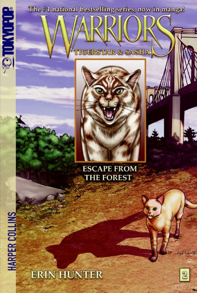 Cover image for Warriors Manga: Tigerstar and Sasha #2: Escape from the Forest, isbn: 9780061547935