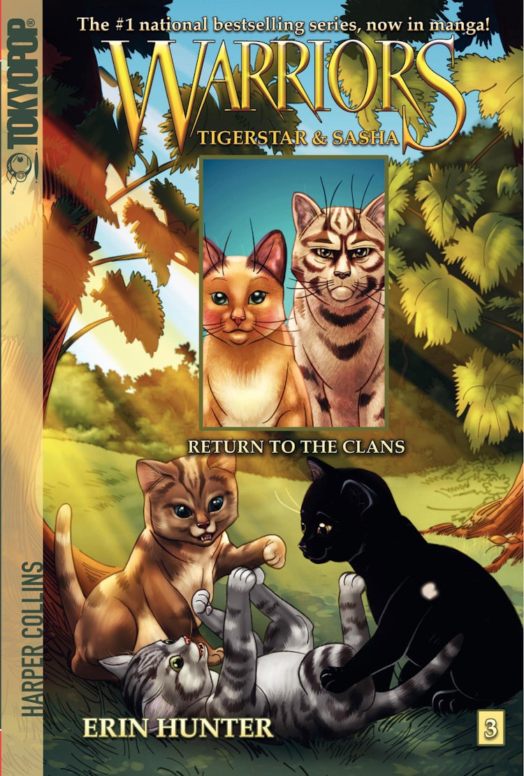 Cover image for Warriors Manga: Tigerstar and Sasha #3: Return to the Clans, isbn: 9780061547942