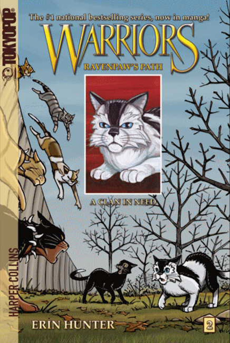 Cover image for Warriors Manga: Ravenpaw's Path #2: A Clan in Need, isbn: 9780061688669