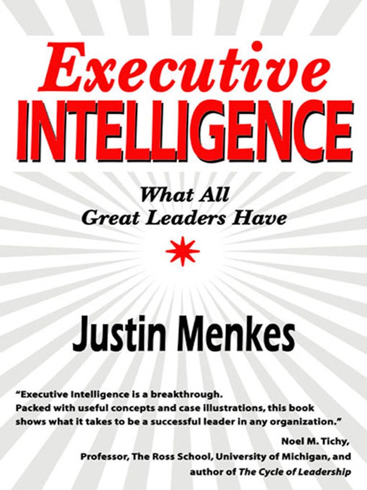 Cover image for Executive Intelligence, isbn: 9780061742026