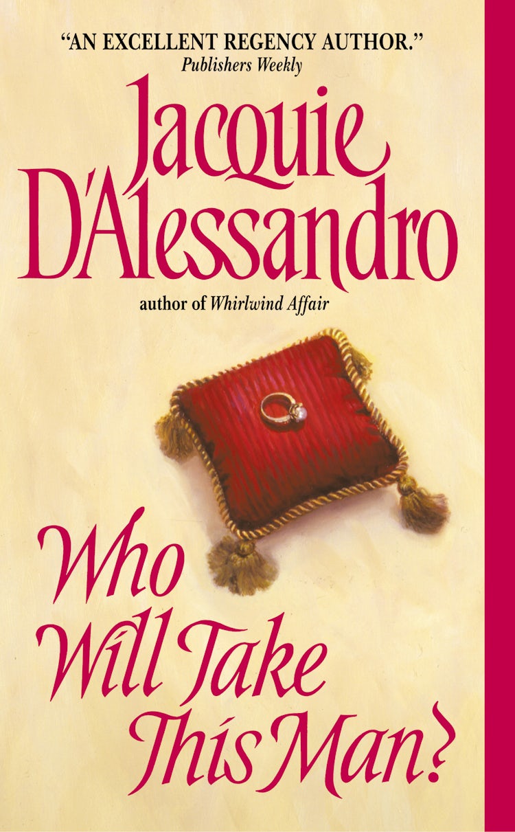 Cover image for Who Will Take This Man?, isbn: 9780061756115