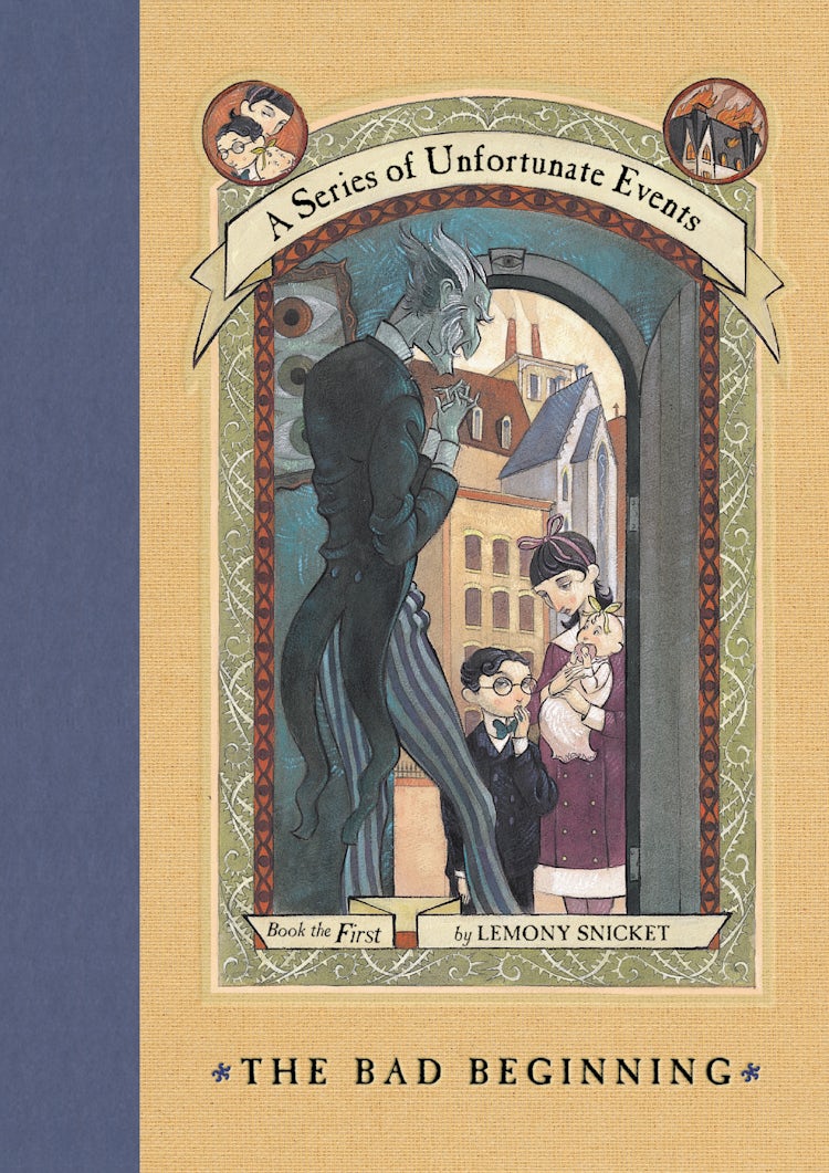 Cover image for A Series of Unfortunate Events #1: The Bad Beginning, isbn: 9780061757099