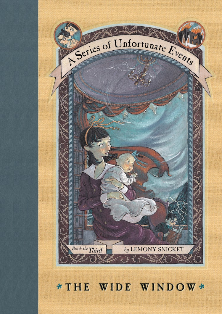 Cover image for A Series of Unfortunate Events #3: The Wide Window, isbn: 9780061757150