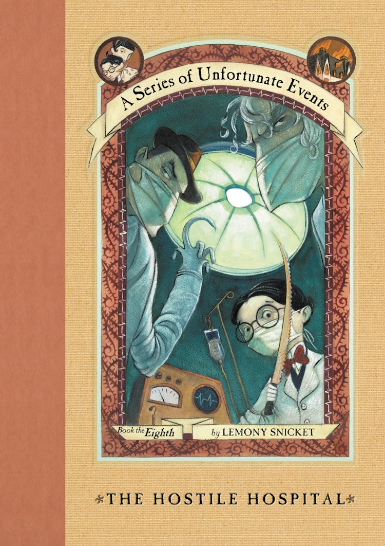 Cover image for A Series of Unfortunate Events #8: The Hostile Hospital, isbn: 9780061757204