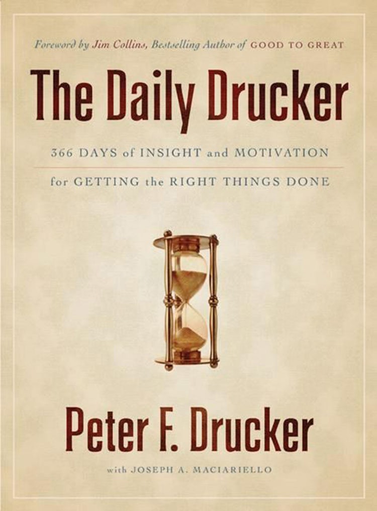Cover image for The Daily Drucker, isbn: 9780061802669