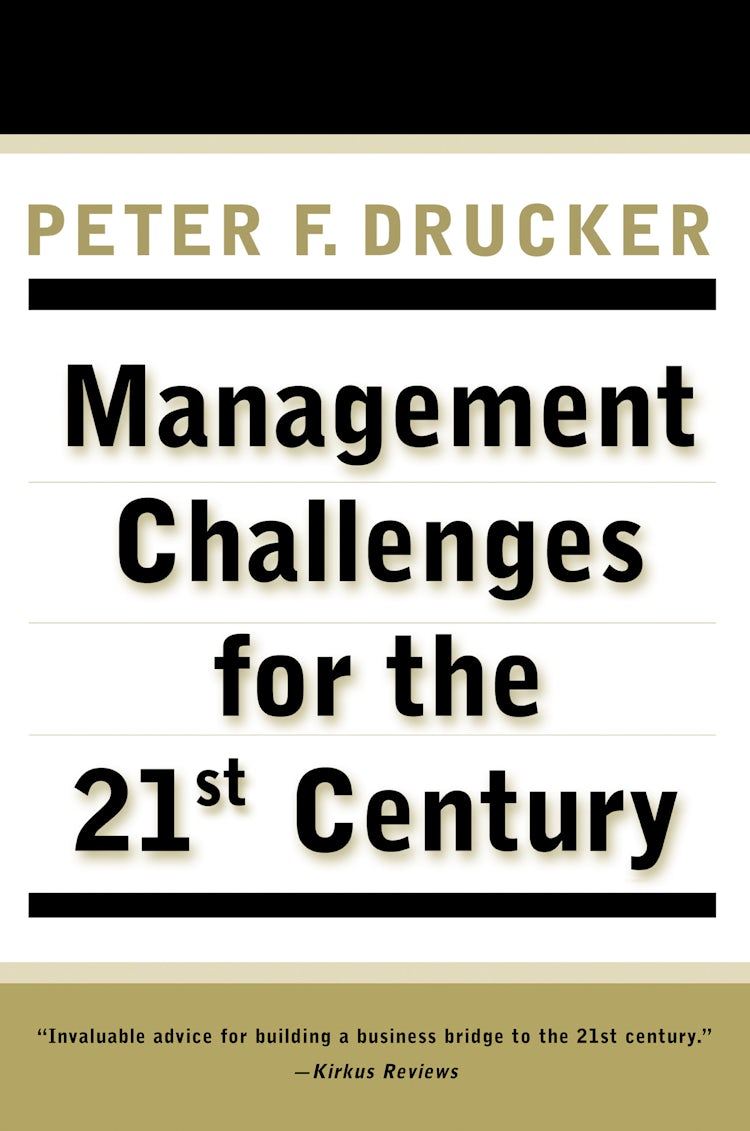 Cover image for MANAGEMENT CHALLENGES for the 21st Century, isbn: 9780061828041