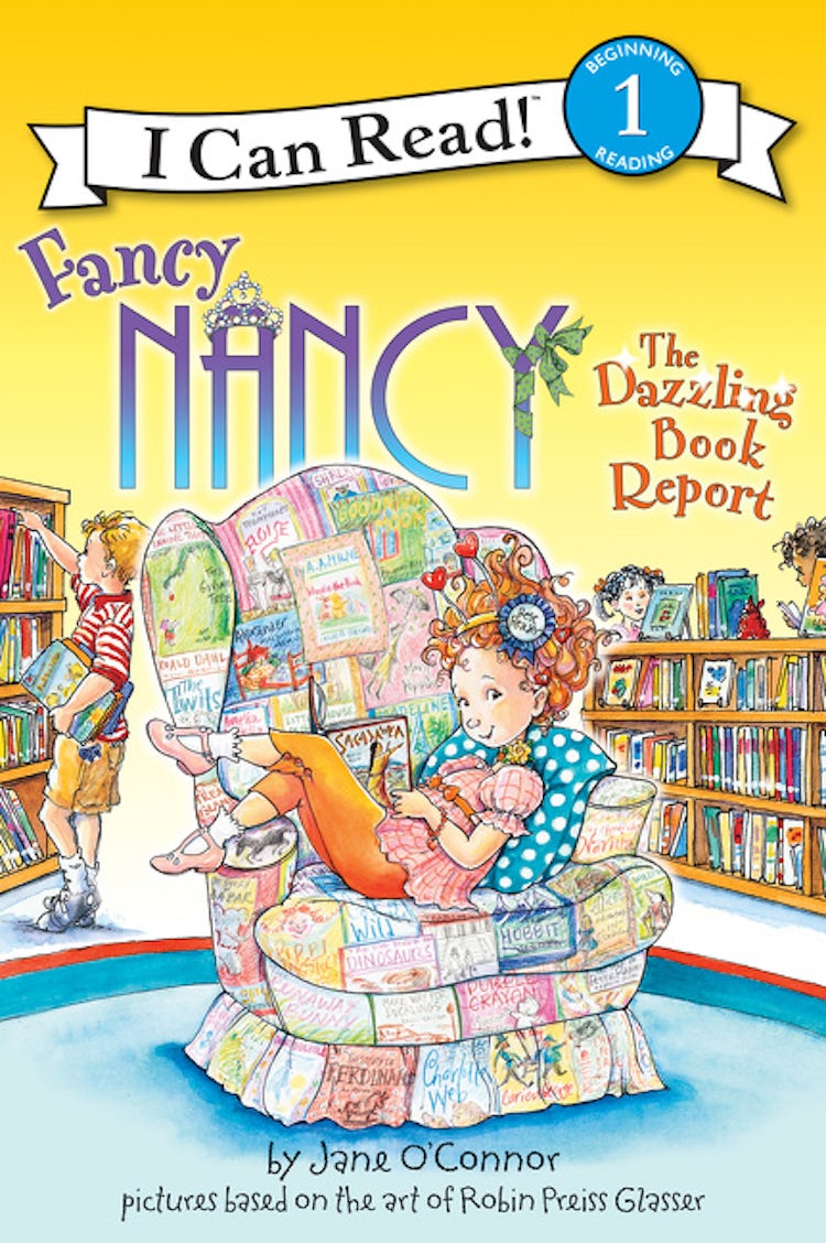 Cover image for Fancy Nancy: The Dazzling Book Report, isbn: 9780061851636