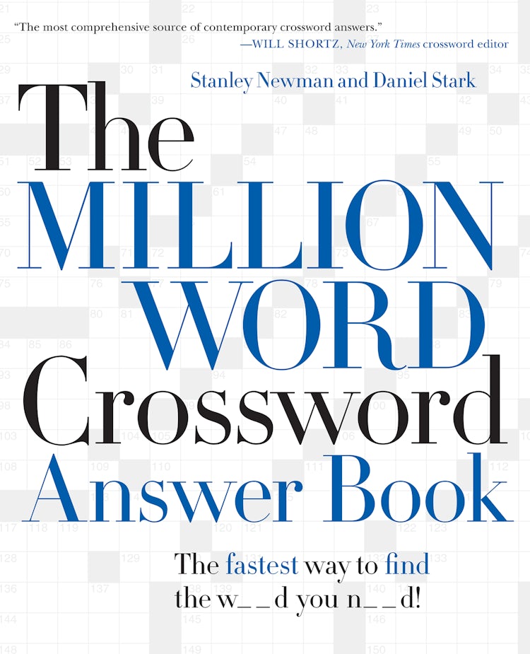 Cover image for The Million Word Crossword Answer Book, isbn: 9780062046055