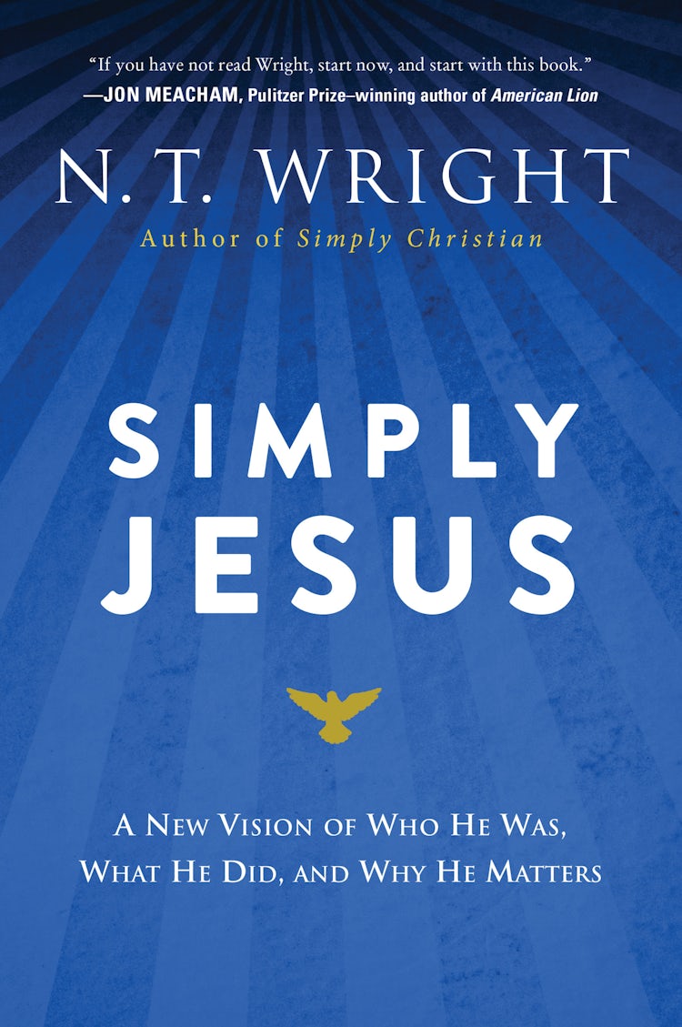 Cover image for Simply Jesus: A New Vision of Who He Was, What He Did, and Why He Matters, isbn: 9780062084408