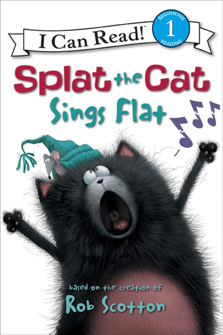 Cover image for Splat the Cat: Splat the Cat Sings Flat, isbn: 9780062089533