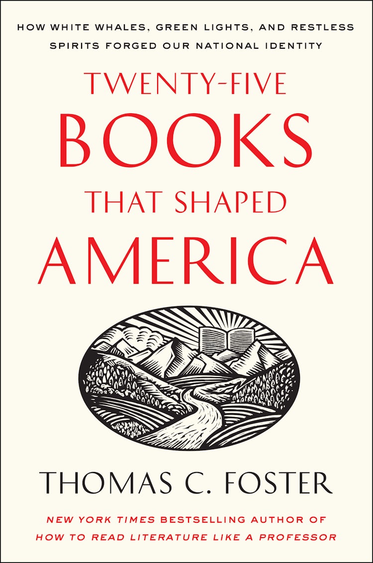Cover image for Twenty-five Books That Shaped America, isbn: 9780062092076