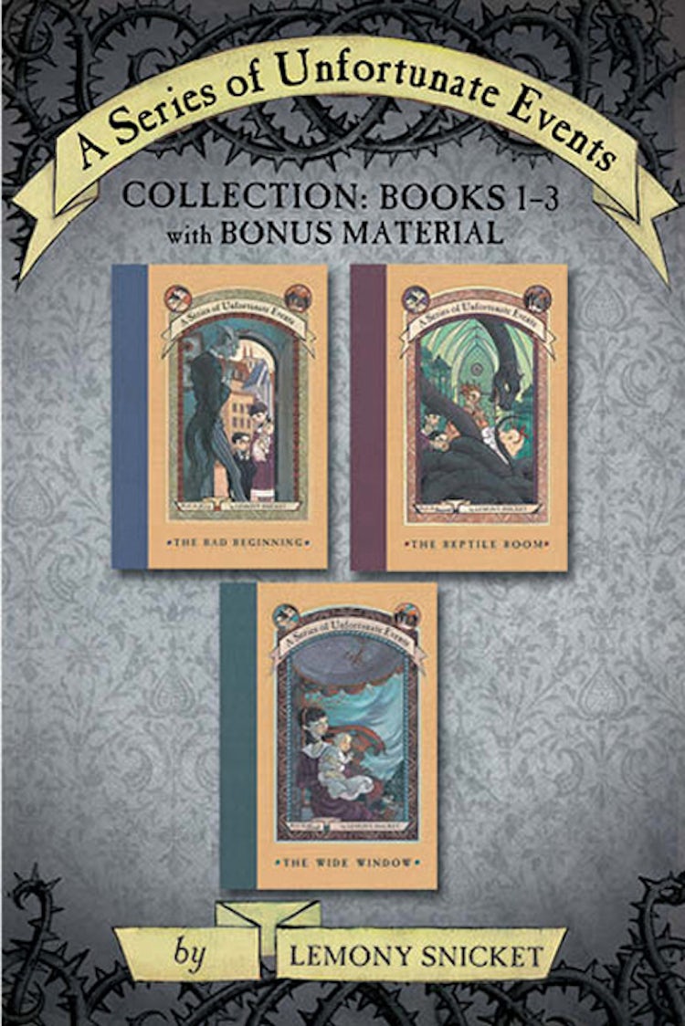 Cover image for A Series of Unfortunate Events Collection: Books 1-3 with Bonus Material, isbn: 9780062132956