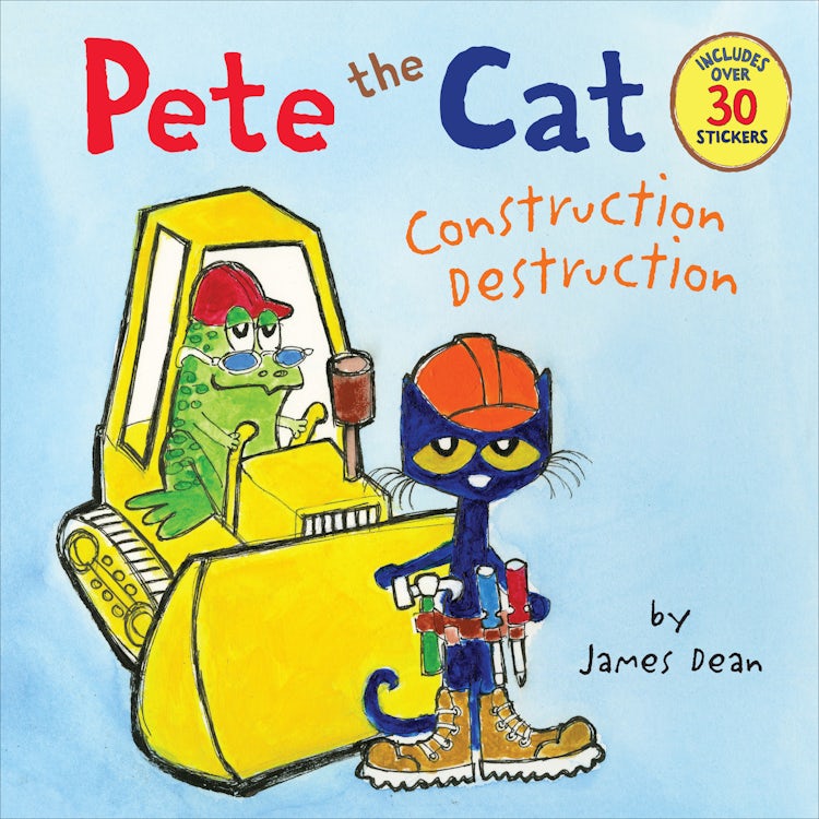 Cover image for Pete the Cat: Construction Destruction, isbn: 9780062198617