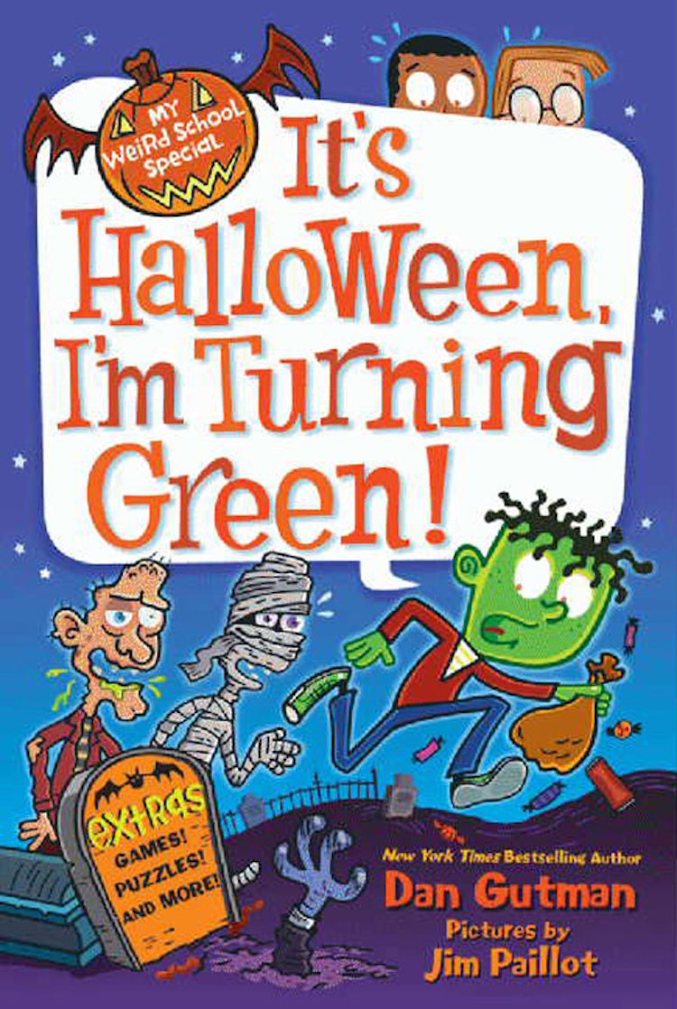 Cover image for My Weird School Special: It's Halloween, I'm Turning Green!, isbn: 9780062206817