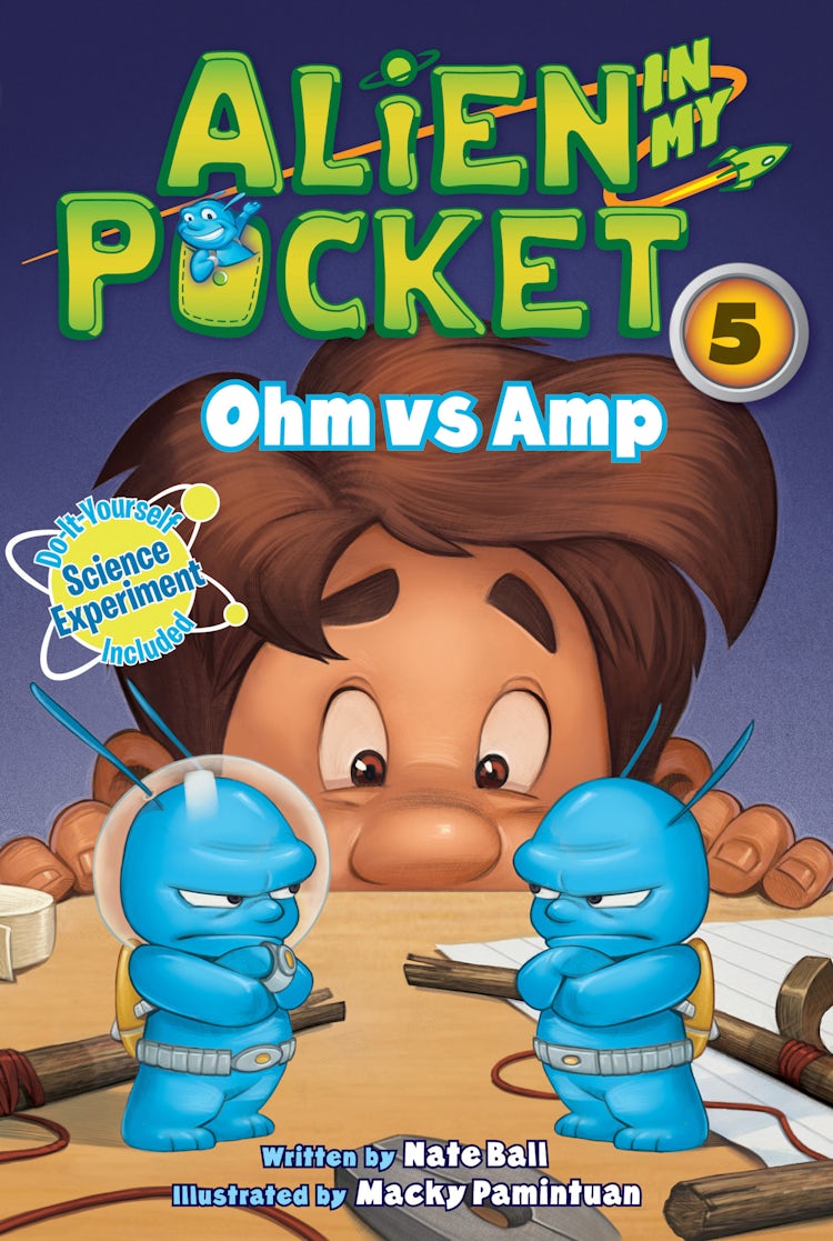 Cover image for Alien in My Pocket #5: Ohm vs. Amp, isbn: 9780062216328