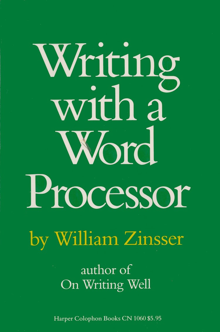 Cover image for Writing with a Word Processor, isbn: 9780062244826