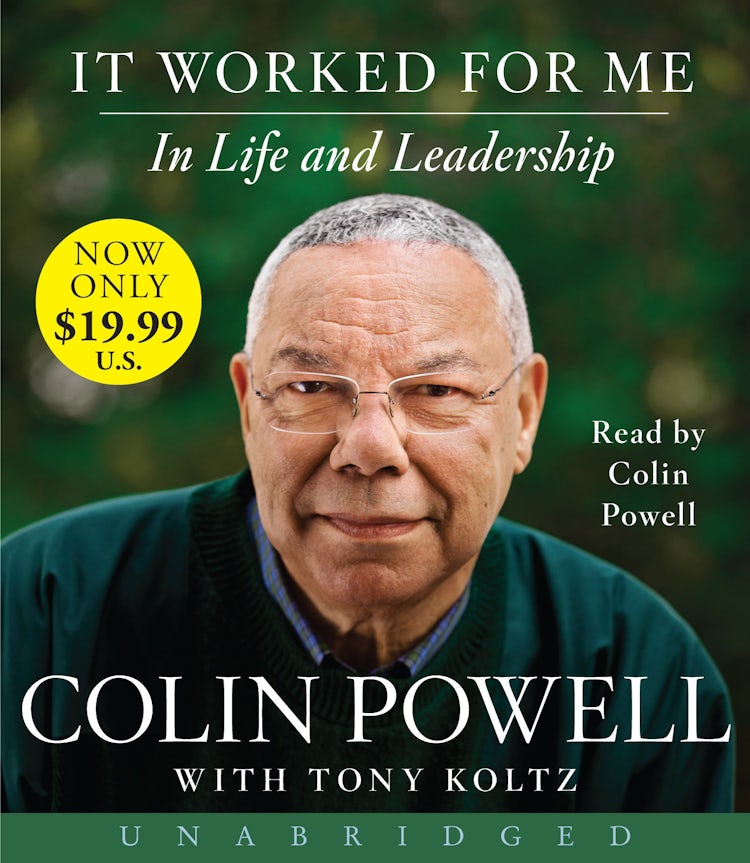 Cover image for It Worked For Me: In Life and Leadership Unabridged Low Price CD7/461, isbn: 9780062270757