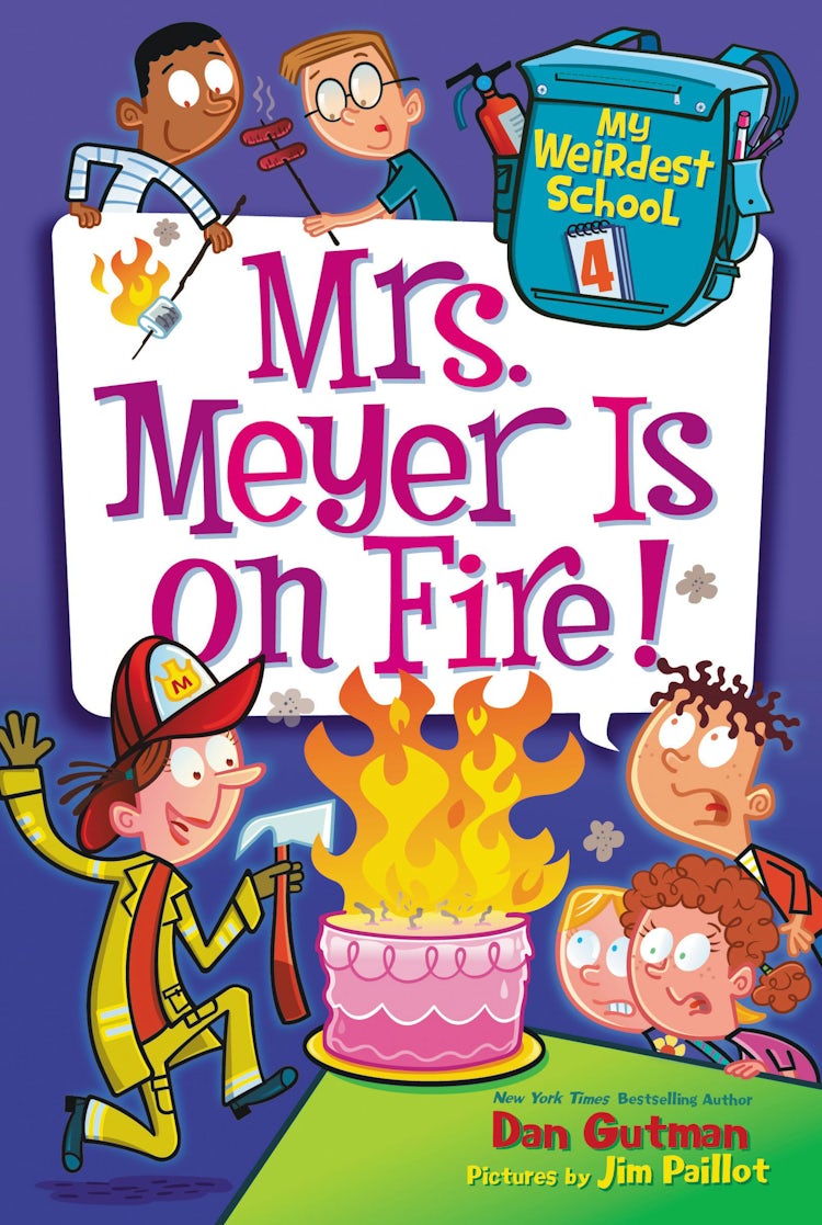 Cover image for My Weirdest School #4: Mrs. Meyer Is on Fire!, isbn: 9780062284310
