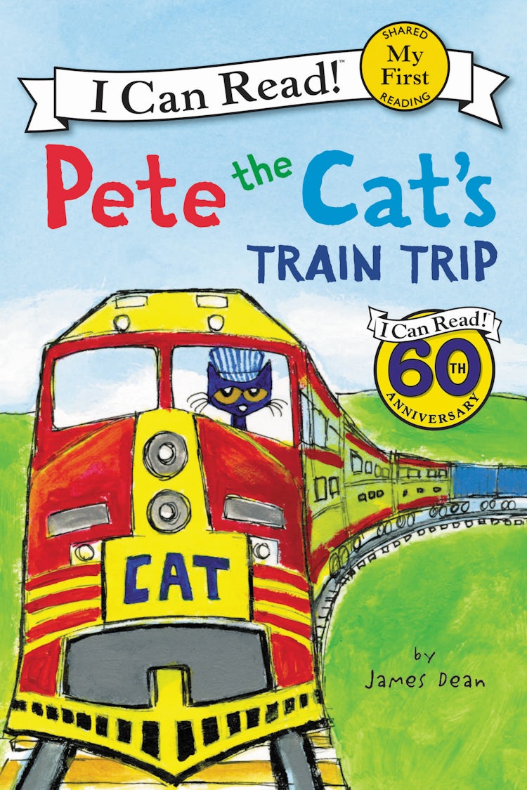 Cover image for Pete the Cat's Train Trip, isbn: 9780062303875