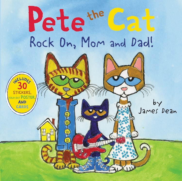 Cover image for Pete the Cat: Rock On, Mom and Dad!, isbn: 9780062304094