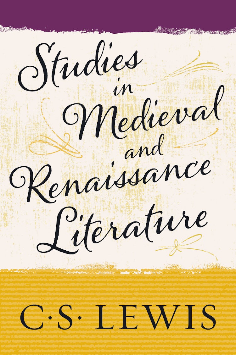 Cover image for Studies in Medieval and Renaissance Literature, isbn: 9780062313720